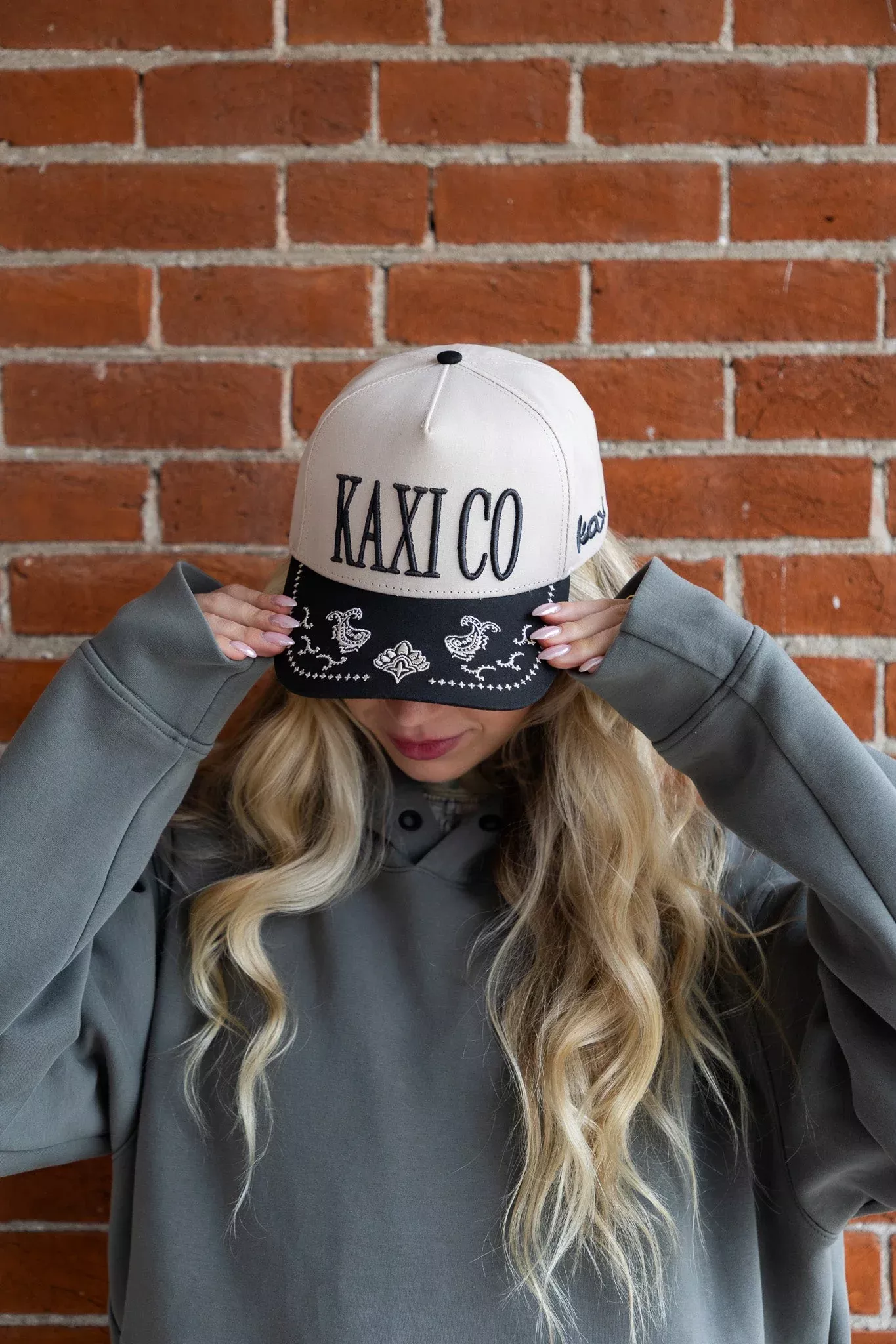 KAXI CO. PAISLEY TRUCKER HAT