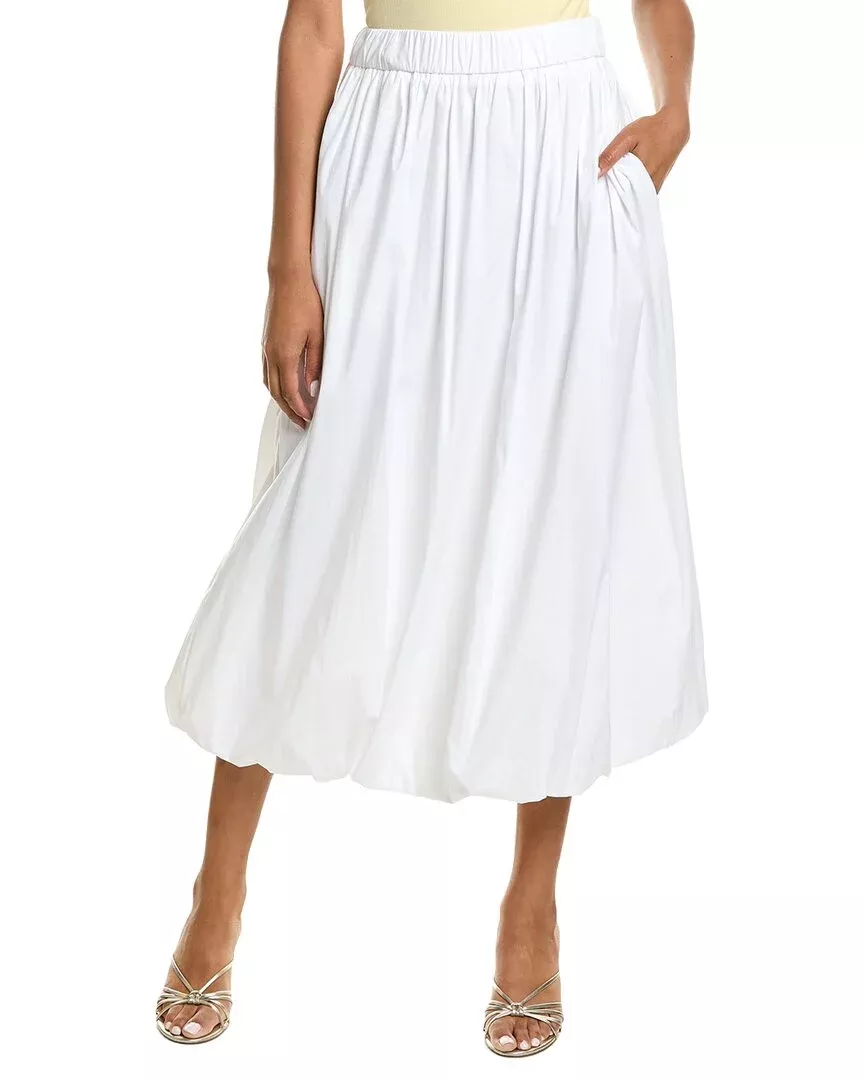 Kenneth Cole Pull-On Bubble Maxi Skirt