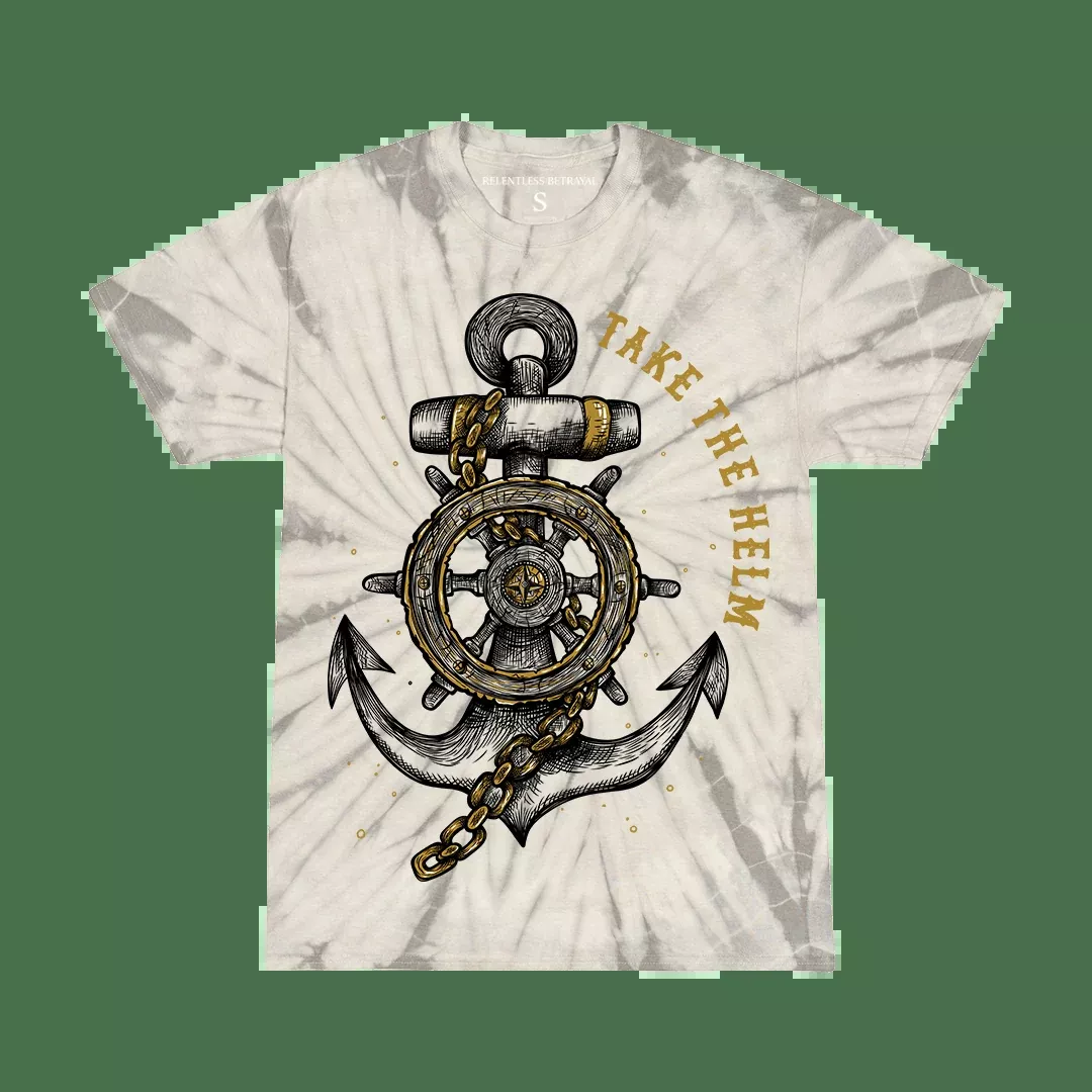 Kids Take The Helm Spider Tie Dye