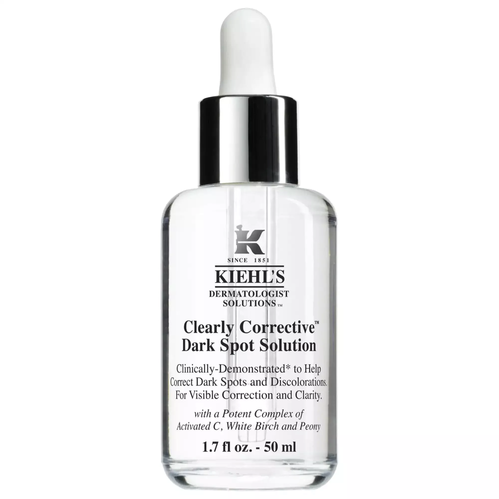 Kiehl's Clearly Corrective Dark Spot Corrector: Vitamin C Serum for Hyperpigmentation, Uneven Skin Tone & Post-Acne Mark Removal - Brightening Face Serum