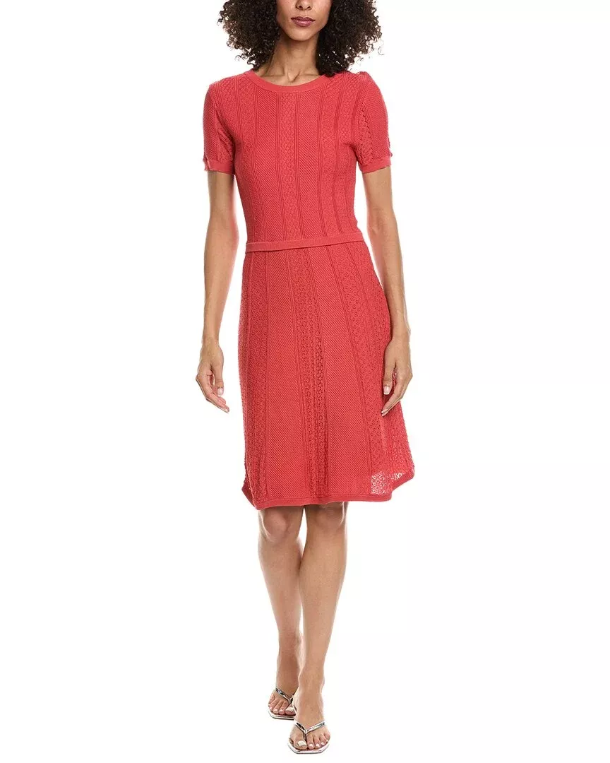 The Kooples Romantic Net Stitches Mini Dress