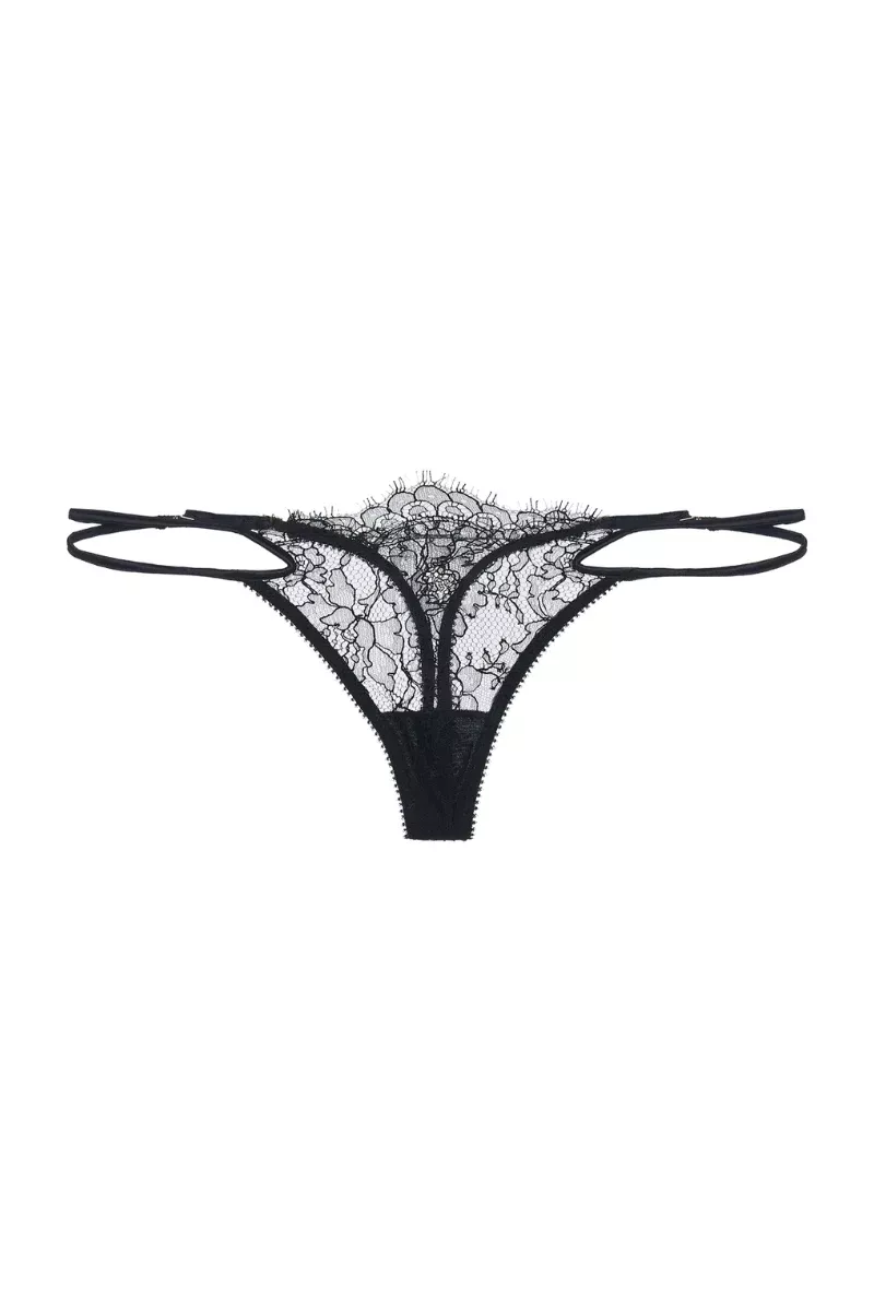 La Perla Lace Thong In Black
