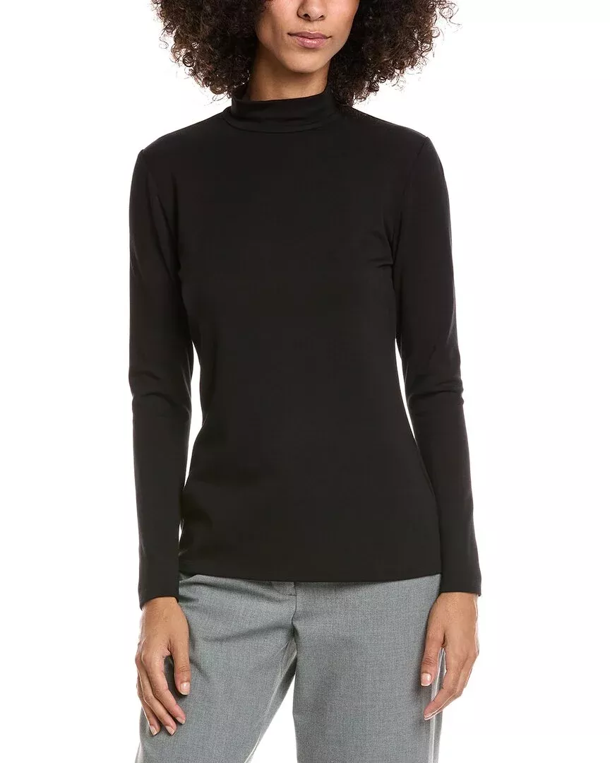 Lafayette 148 New York Mock Neck Top