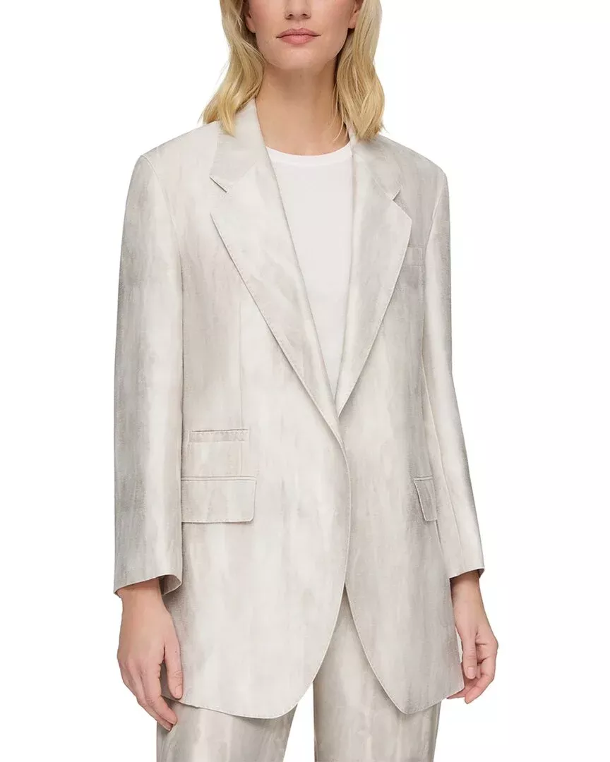 Lafayette 148 New York Neapolitan Silk-Blend Jacket