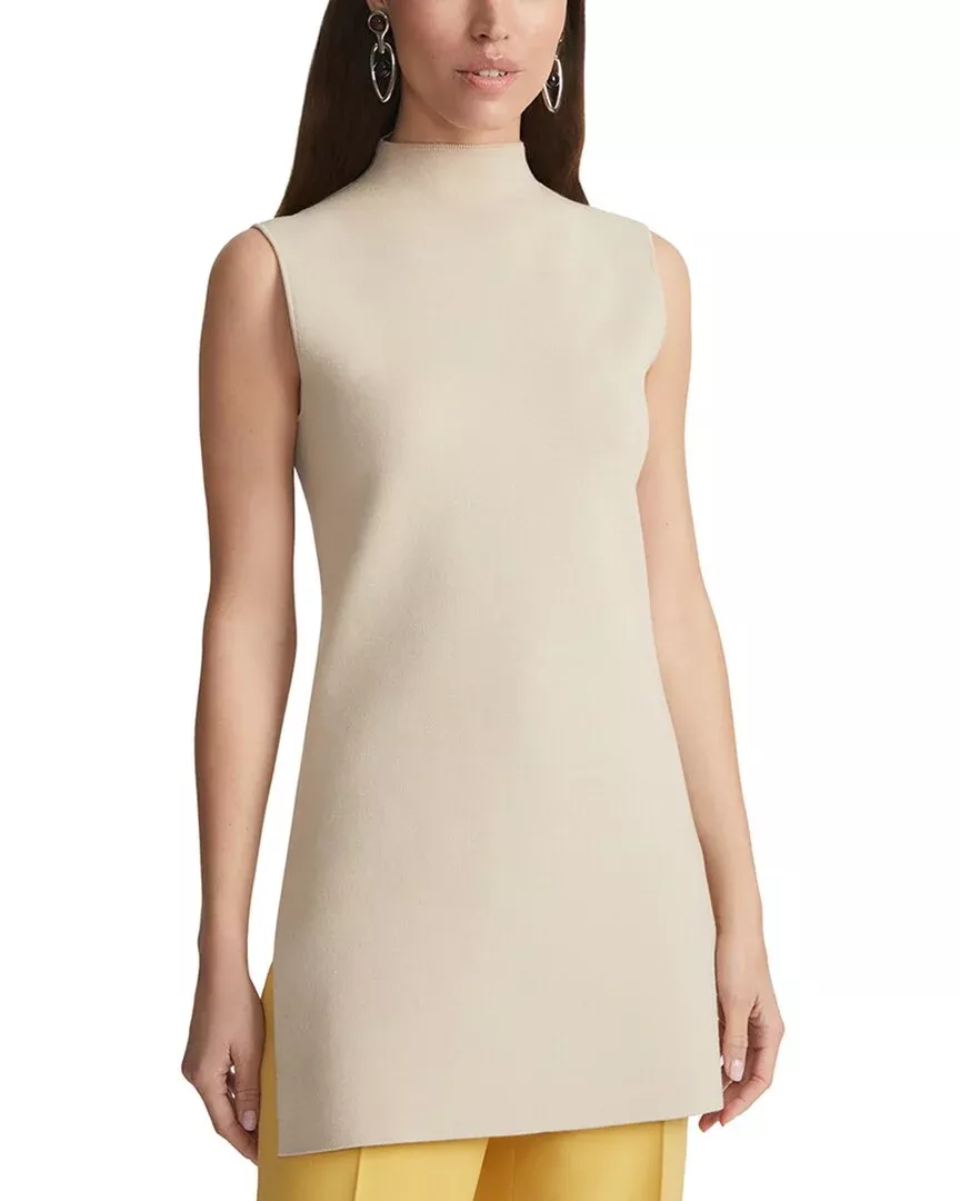 Lafayette 148 New York Side Slit Knit Tunic