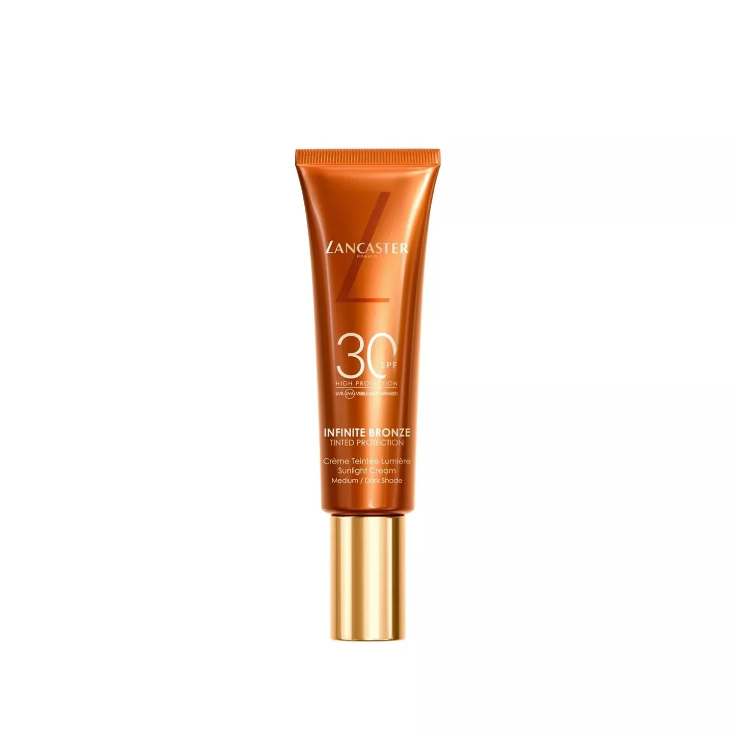 Lancaster Infinite Bronze SPF30 Tinted Sunscreen for a Medium Dark Tone Glow - 50ml