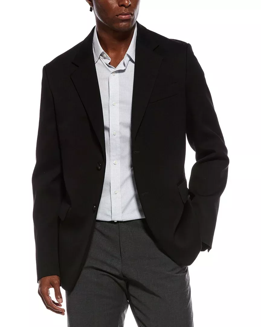Lanvin Single Breasted Boxy Wool Jacket