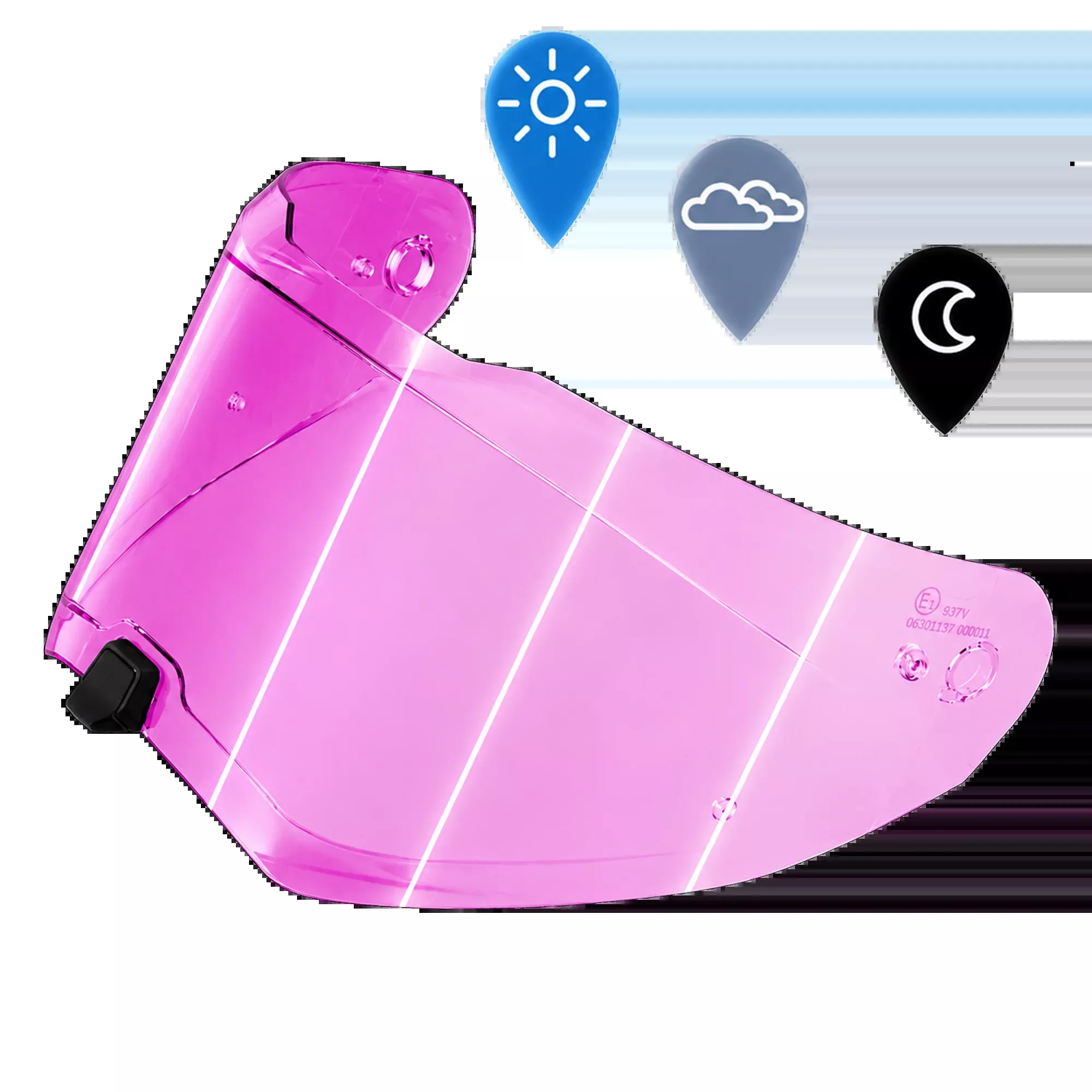 Legacy Shield Outer- Photochromic Pink