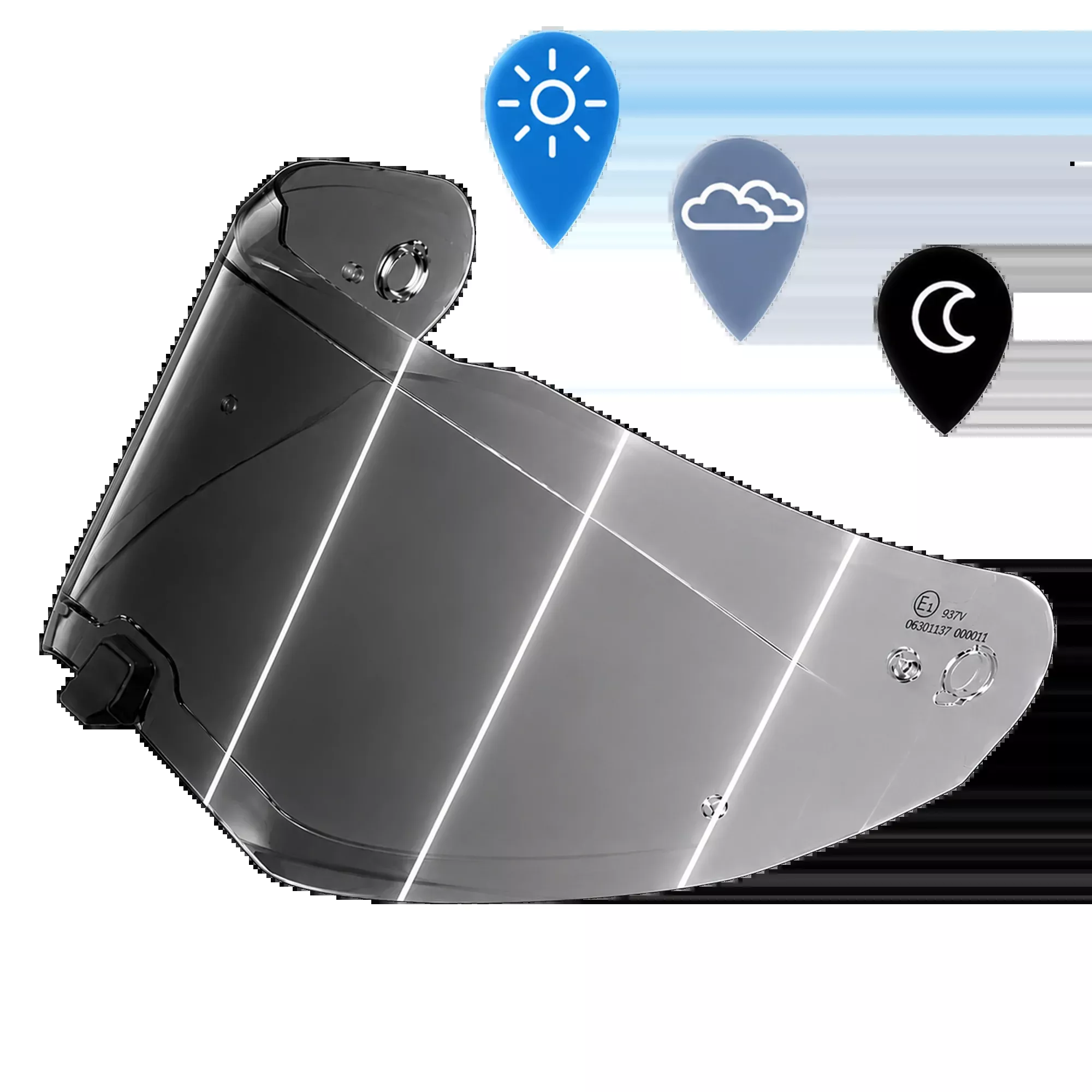 Legacy Shield Outer- Photochromic Smoke
