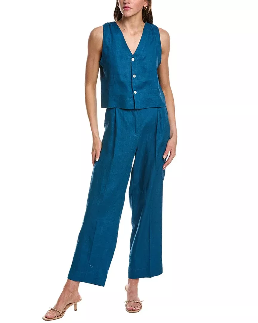 Lemlem Adowa Shell Linen Tank Top