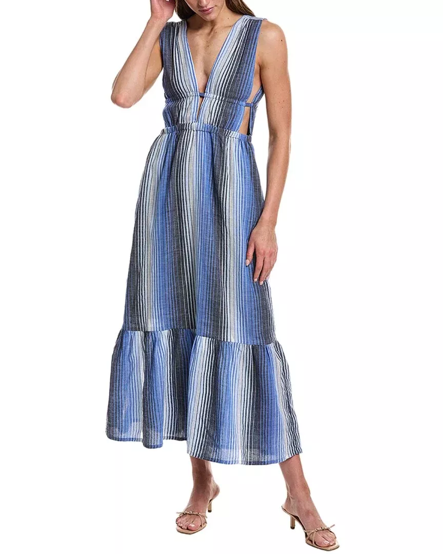 Lemlem Lelisa V-Neck Maxi Dress