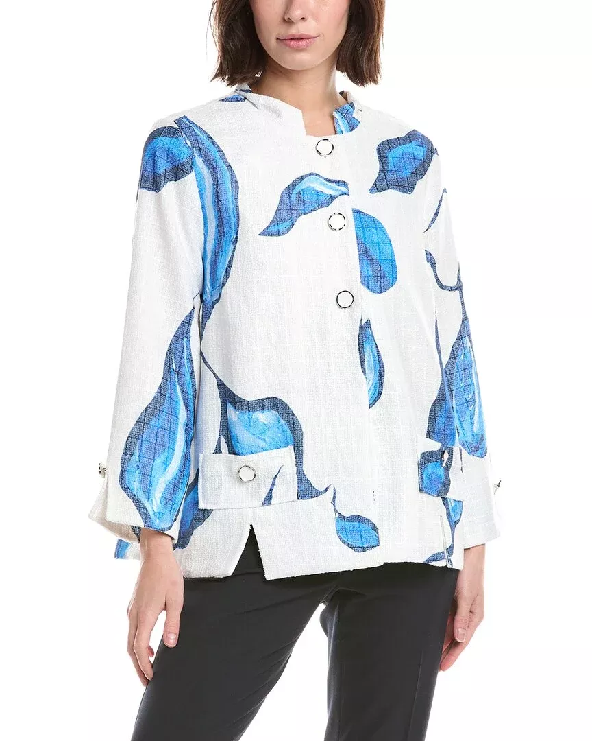 Lemon Grass Stand Collar Jacket