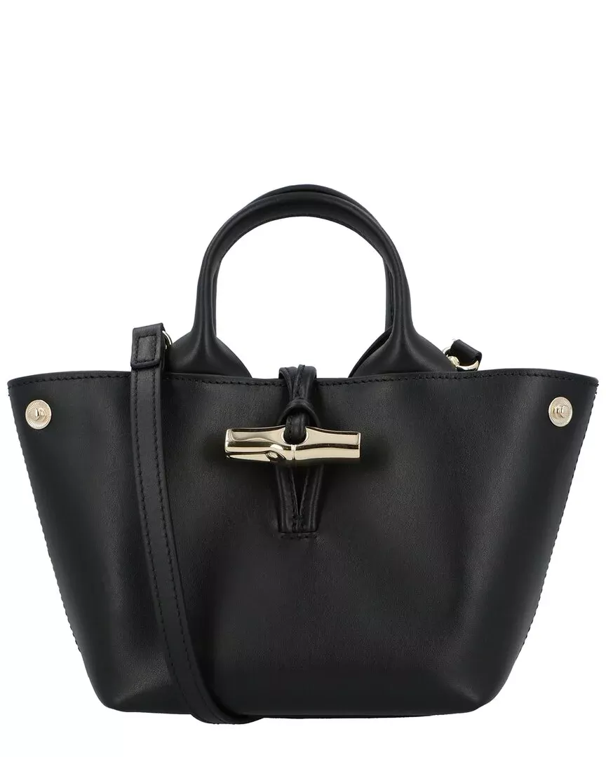 Longchamp Le Roseau Xs Leather Handbag