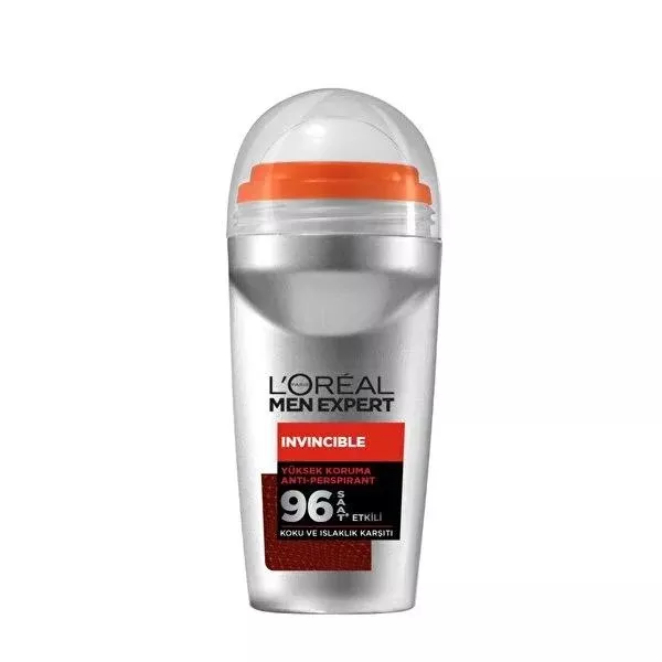 Loreal Paris Men Expert Invincible 96 Hours Roll-On Deodorant for Men - Long Lasting Antiperspirant Protection