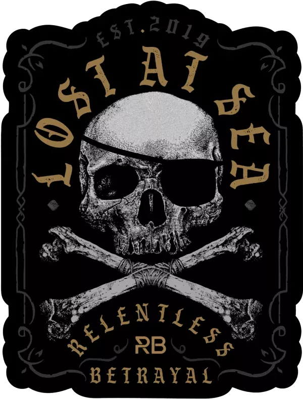 Lost At Sea Cross Bones Decal