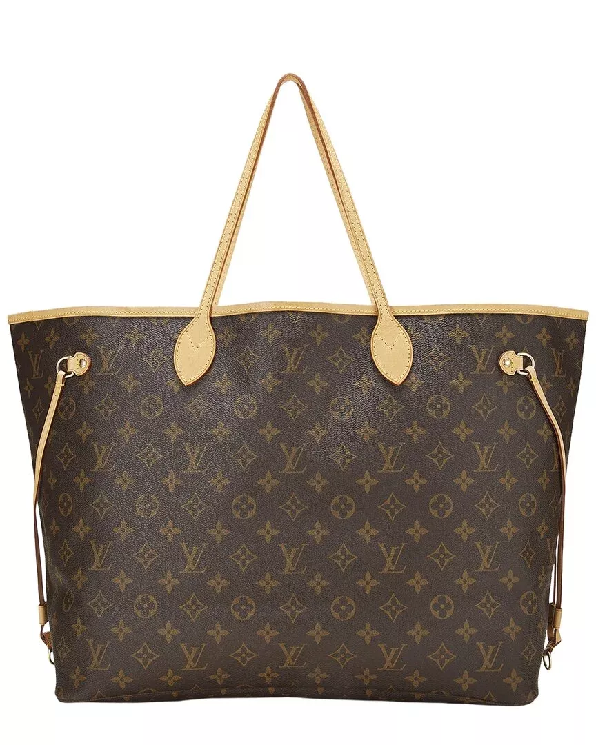 Louis Vuitton Brown Monogram Canvas Neverfull Gm (Authentic Pre-Loved)