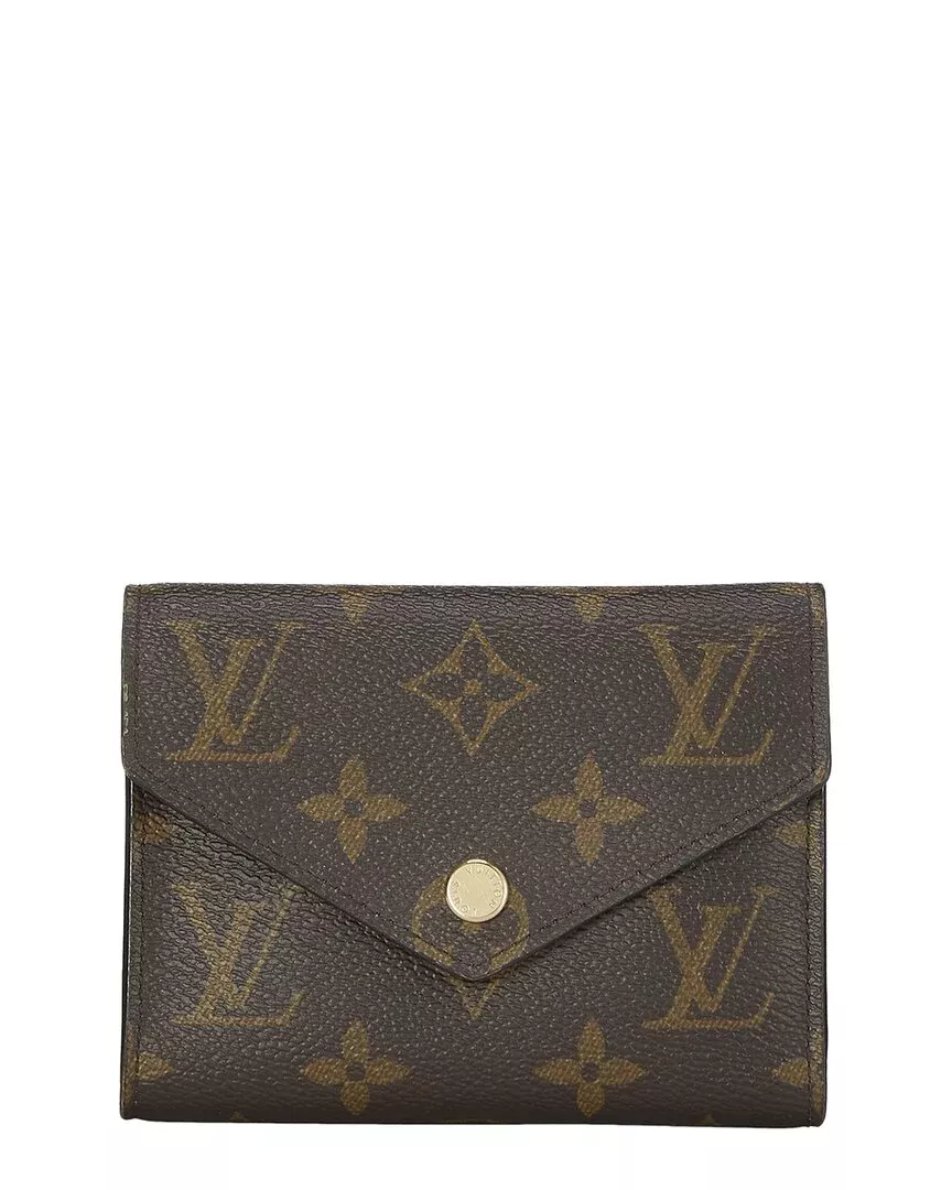 Louis Vuitton Brown Monogram Canvas Victorine Wallet (Authentic Pre-Loved)