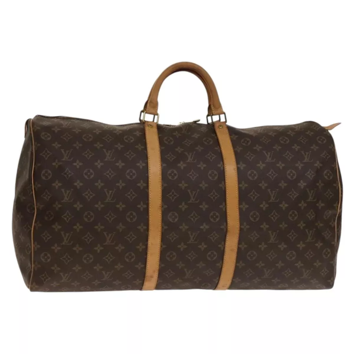 Louis Vuitton Keepall Bag Monogram Canvas Brown Canvas Bag (Authentic Pre-Loved)