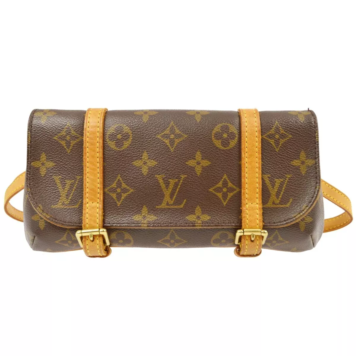 Louis Vuitton Marelle Waist Bag Monogram Canvas Brown Canvas Wallets Accessory (Authentic Pre-Loved)