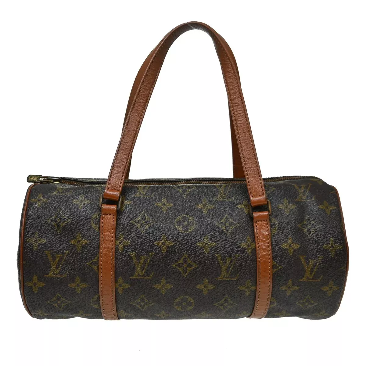 Louis Vuitton Papillon Handbag Monogram Canvas Brown Canvas Handbag (Authentic Pre-Loved)