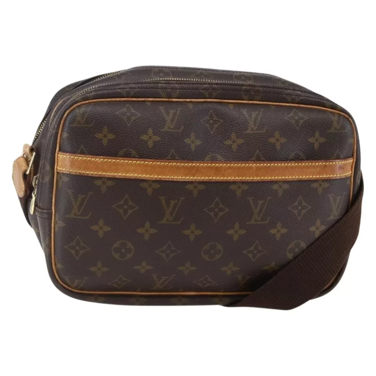 Louis Vuitton Reporter Bag Monogram Canvas Brown Canvas Bag (Authentic Pre-Loved)