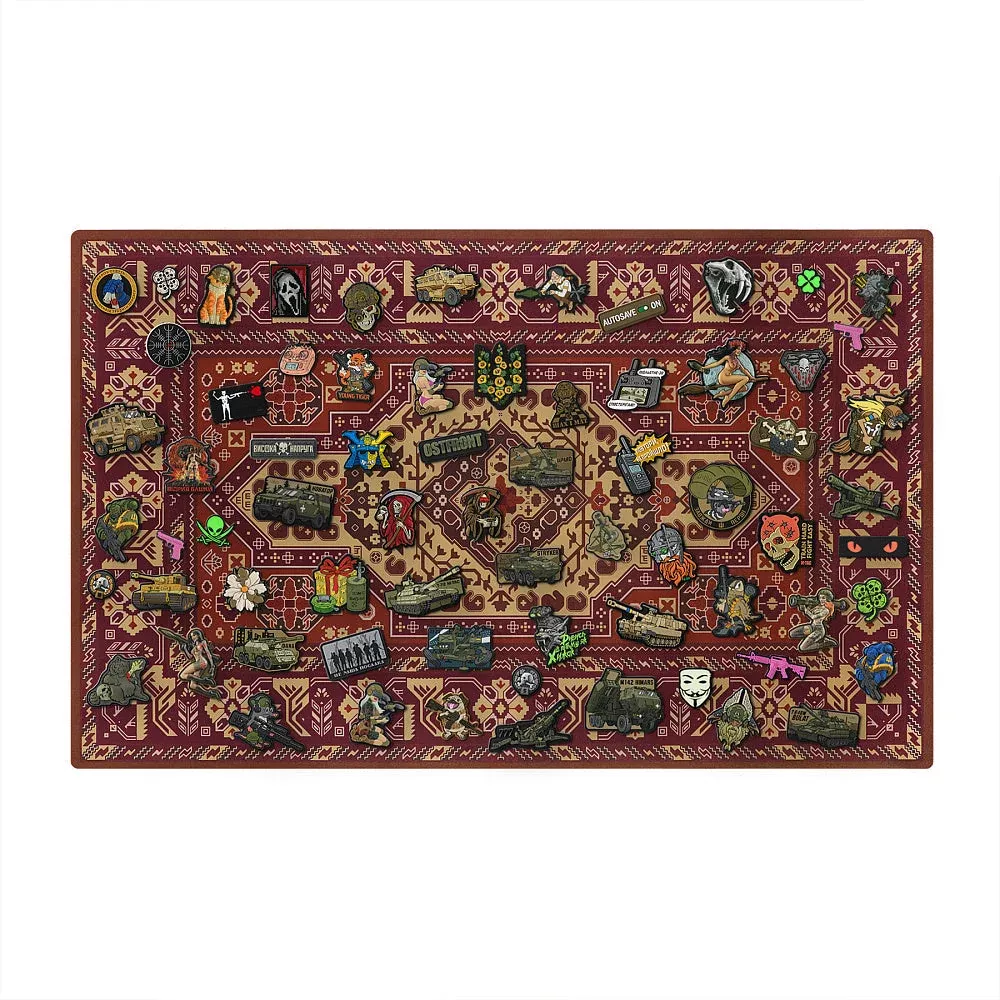 M-Tac Patch Panel Rug Full Color (33.3" × 53.1")