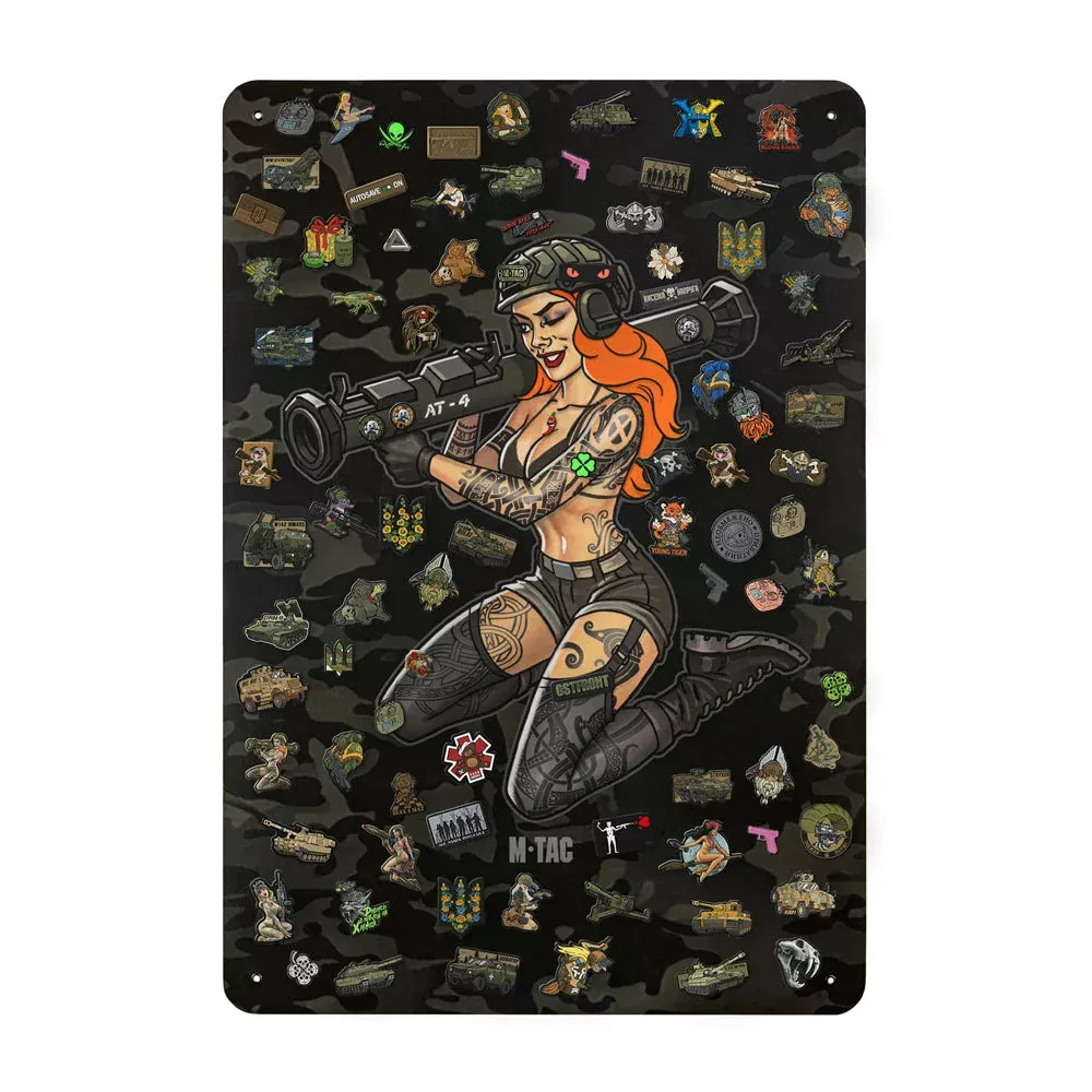 M-Tac Patch Panel Tactical Girl AT-4 900×1300