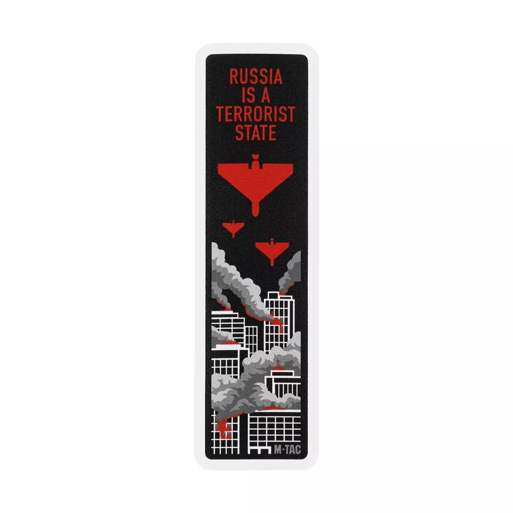 M-Tac Sticker Russia Is a Terrorist State