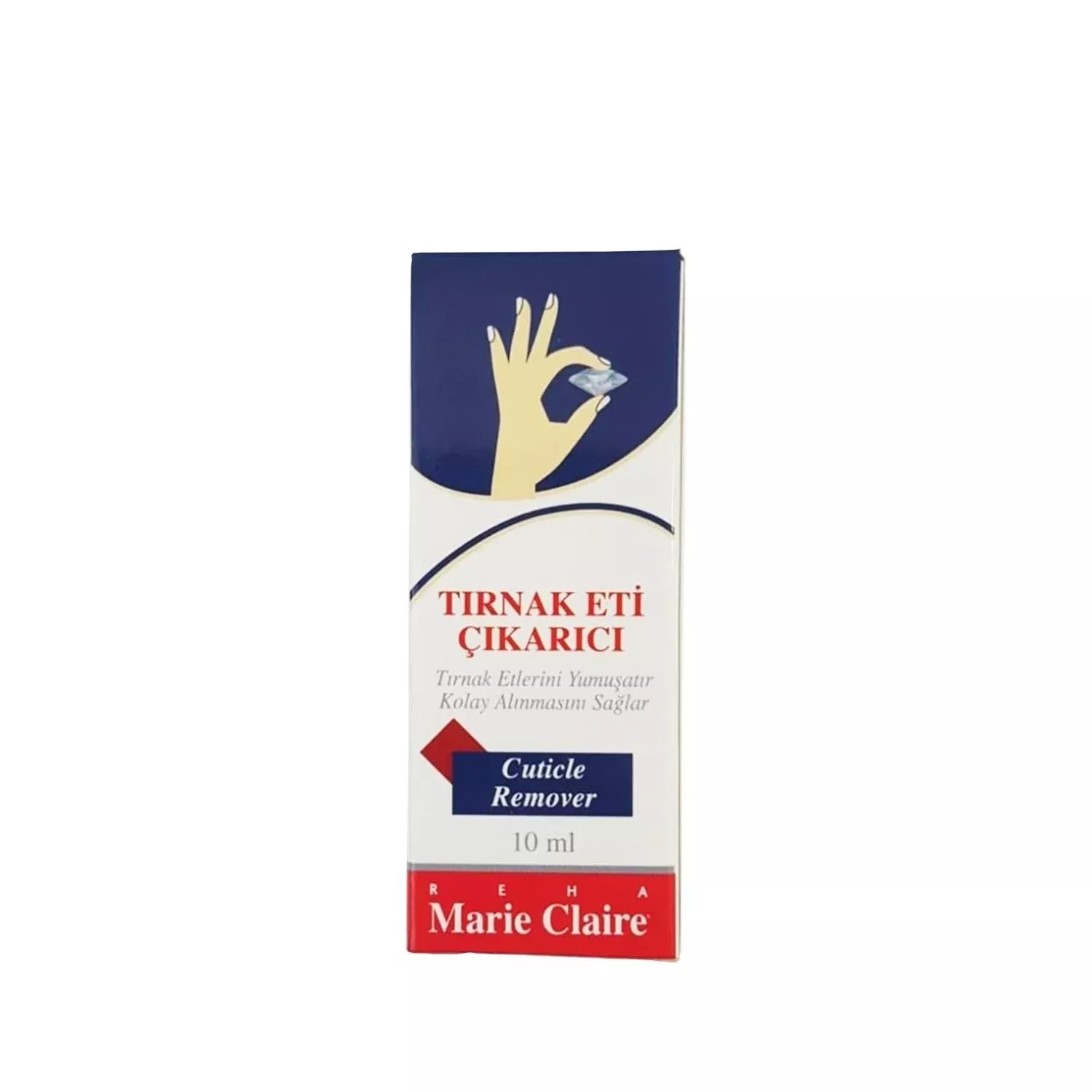Marie Claire Nail Cuticle Remover - 10ml, Effective & Safe Nail Care Solution