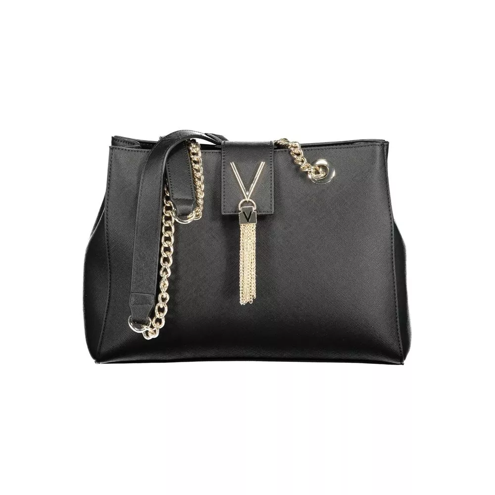 Mario Valentino Black Polyethylene Handbag (Authentic Pre-Loved)