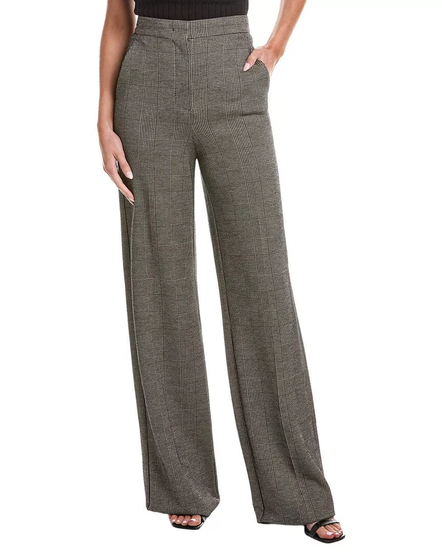 Max Mara Cognac Wool-Blend Jersey Trouser