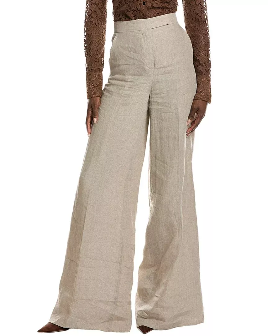 Max Mara Sequoia Long Linen Trouser