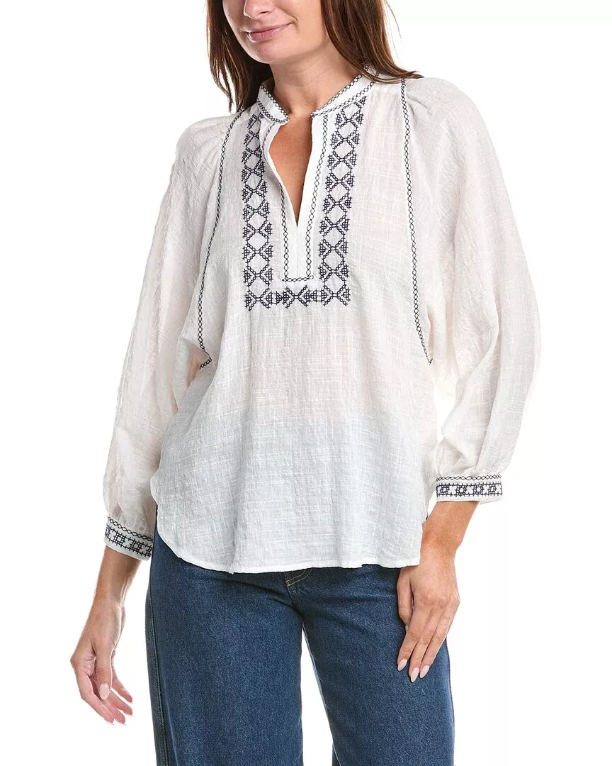 Max Studio Side Tab Button Front Shirt