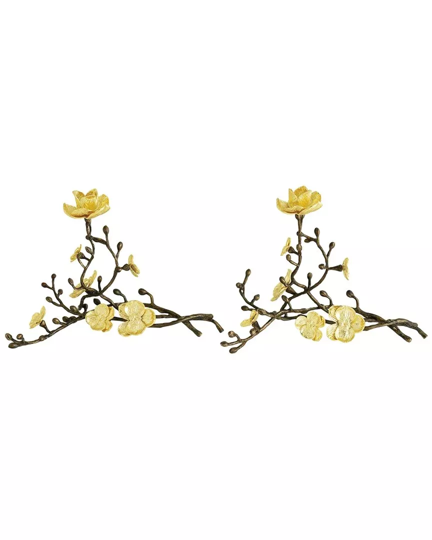 Michael Aram Gold Orchid Candleholder
