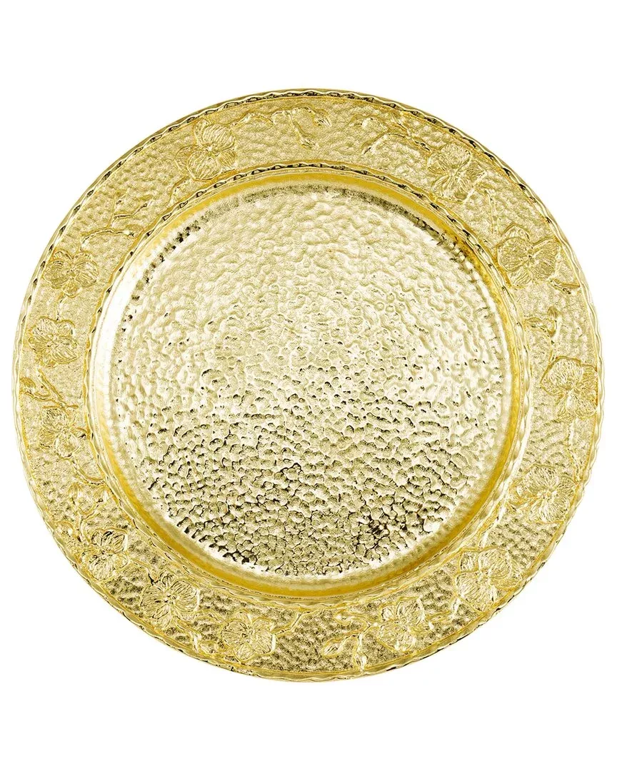 Michael Aram Gold Orchid Plate
