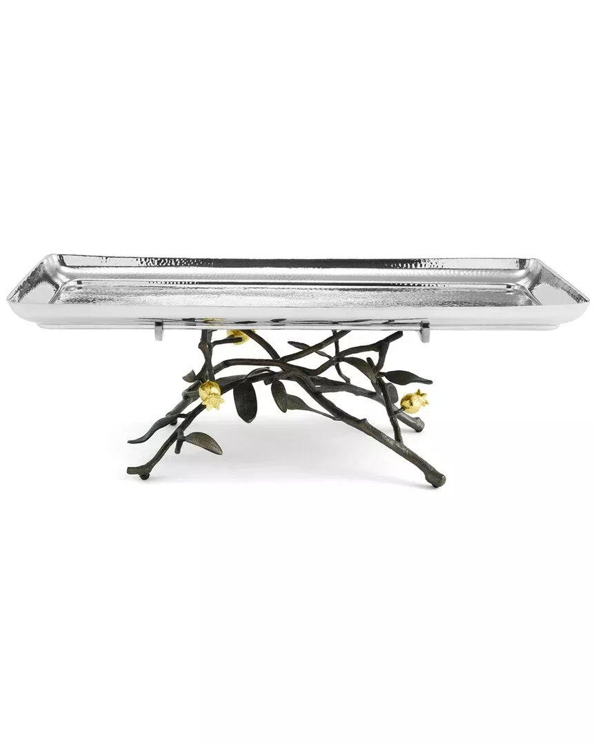 Michael Aram Pomegranate Footed Centerpiece Tray