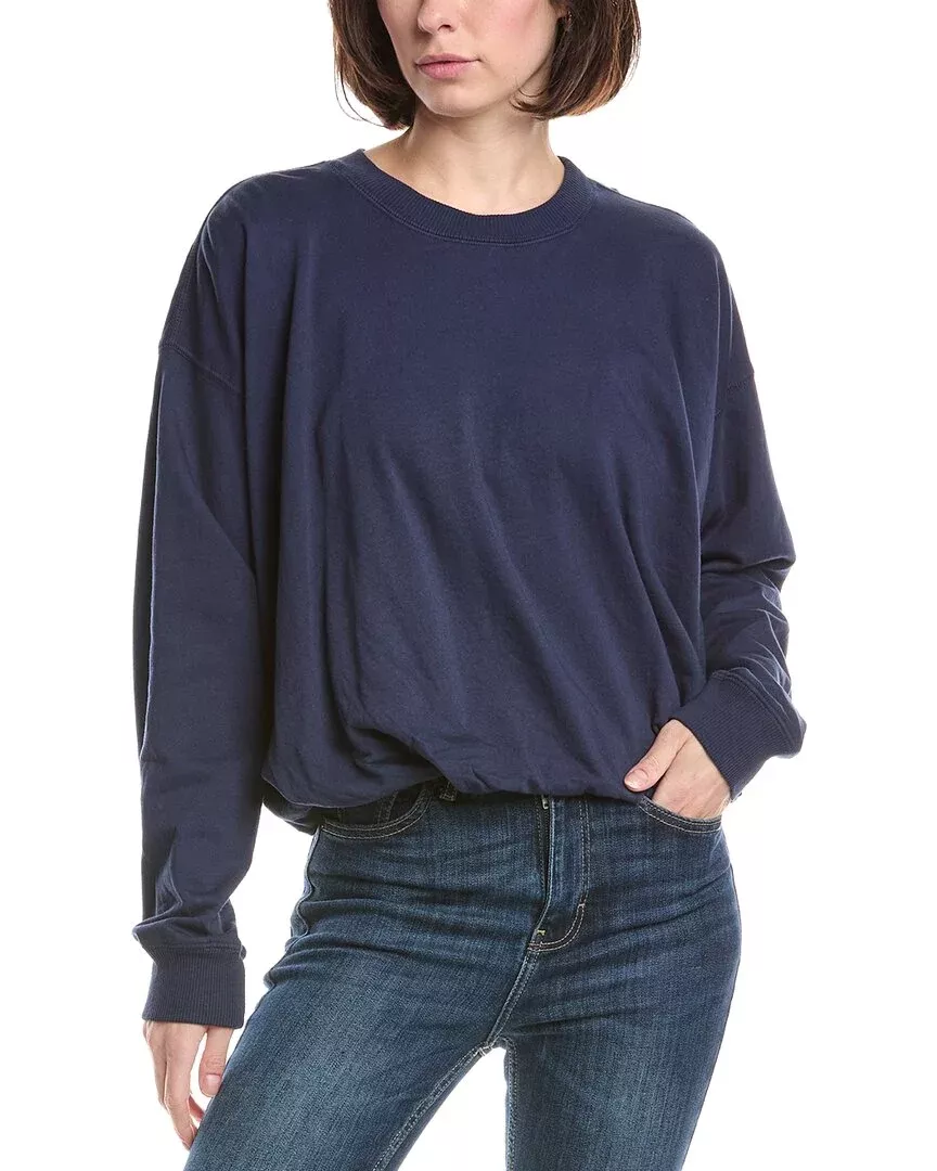 Michael Stars Mariah Bubble Hem Sweatshirt
