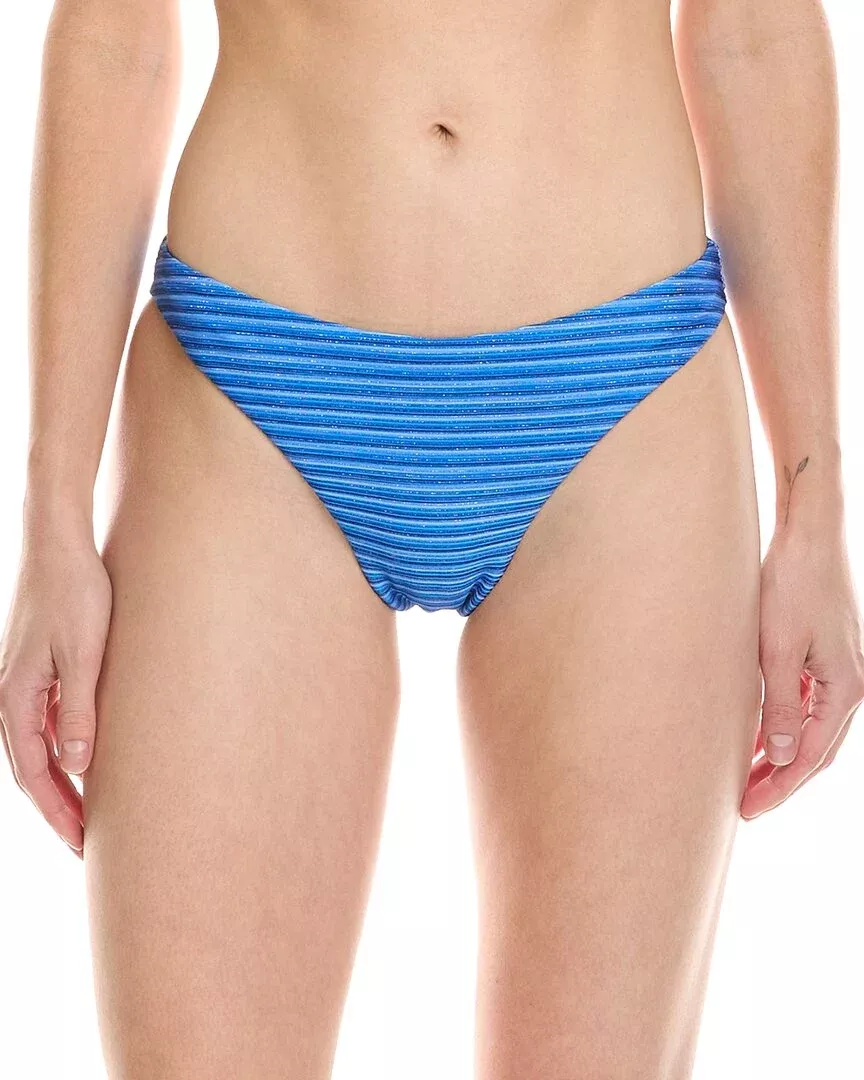 Milly Margot Striped Bikini Bottom