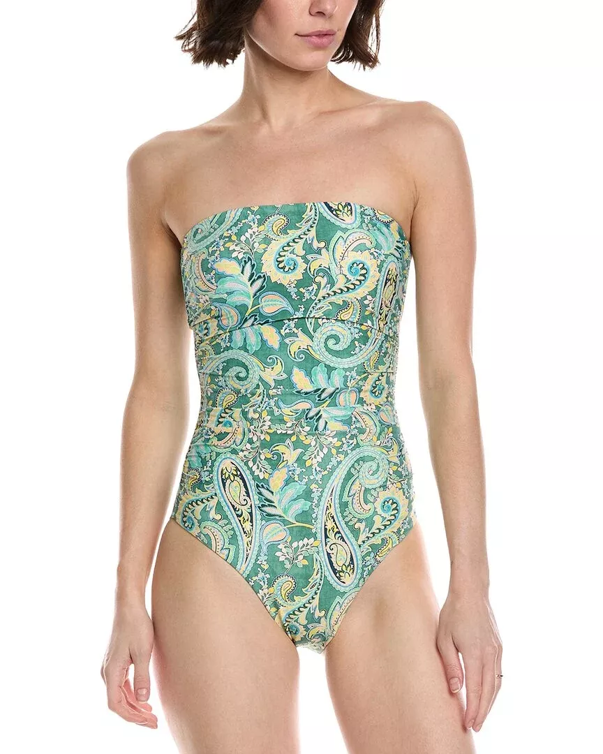 Monte And Lou Ruched Bandeau One-Piece