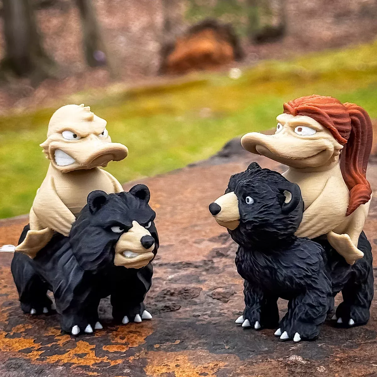 Mr. & Mrs. Smoky Duck Set