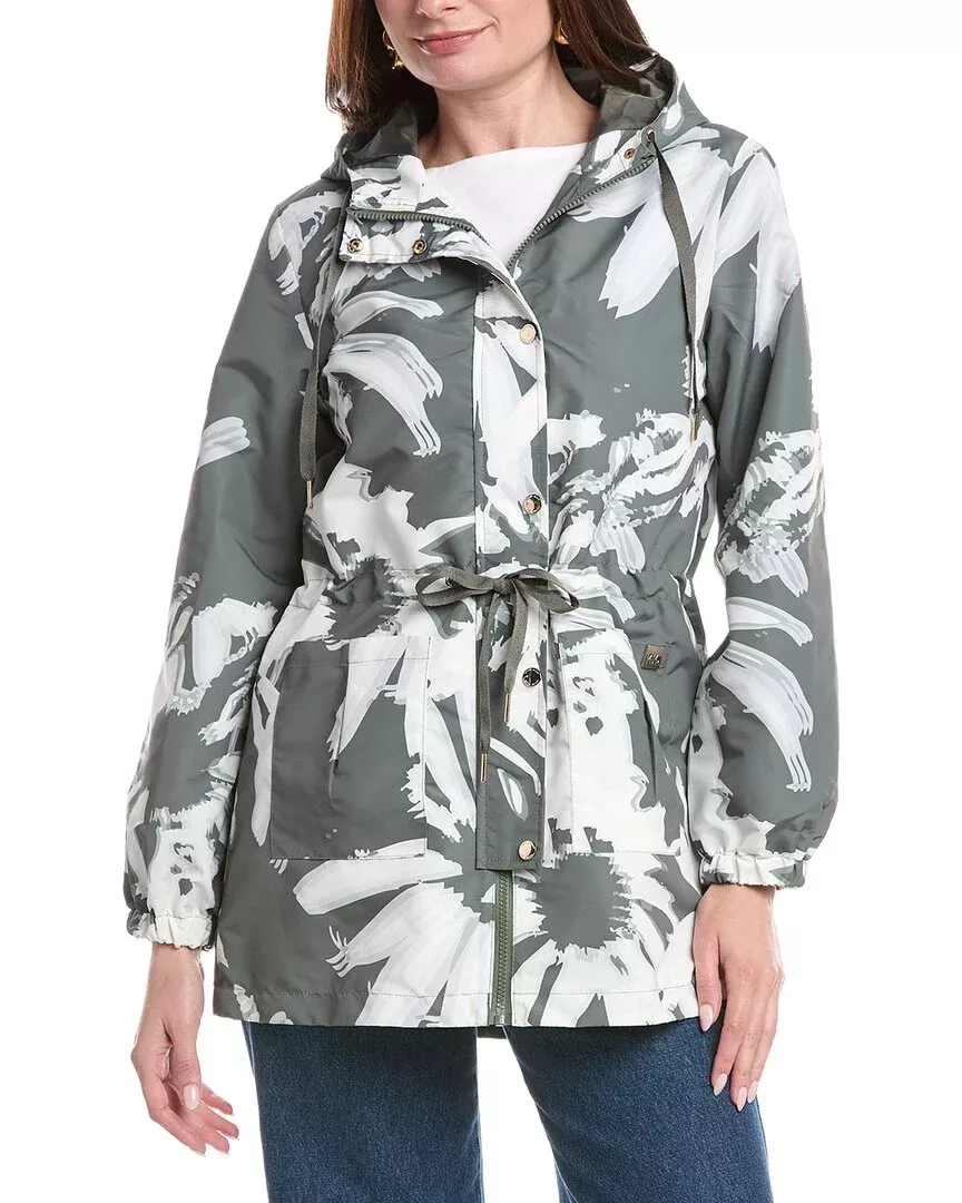 Nicole Miller Floral Anorak