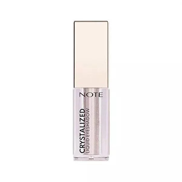 Note Cosmetics Crystalized Liquid Eyeshadow: High Pigment, Long Lasting, Crease-Resistant Metallic & Matte Eye Color