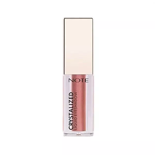 Note Crystalized Liquid Eyeshadow 04: High Pigment, Long Lasting, Metallic Matte Finish - Effortless Application, Crease Resistant