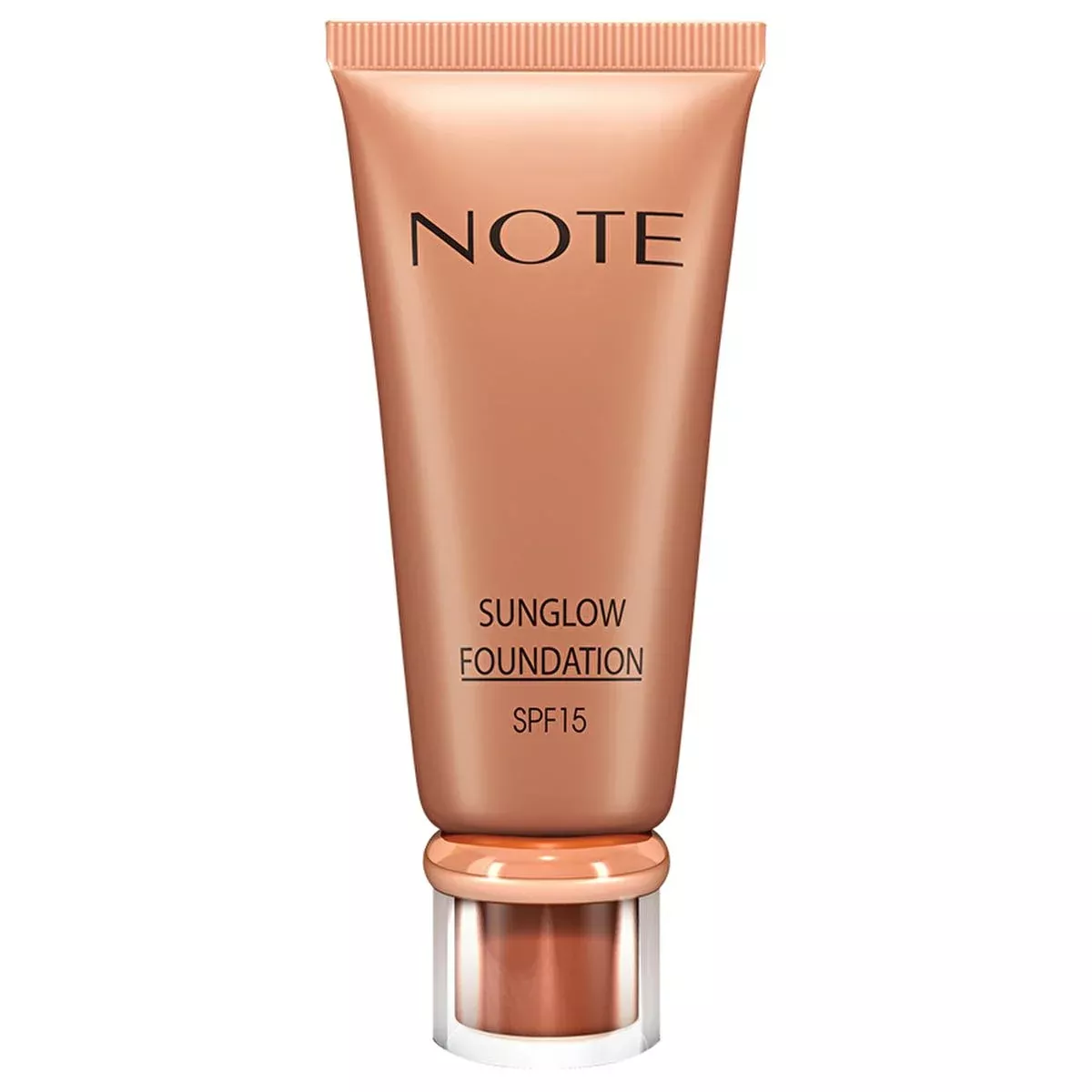Note Sunglow Foundation: Luminous Bronzing Foundation with Vitamin E & SPF 15 | Paraben-Free, Non-Comedogenic Glow