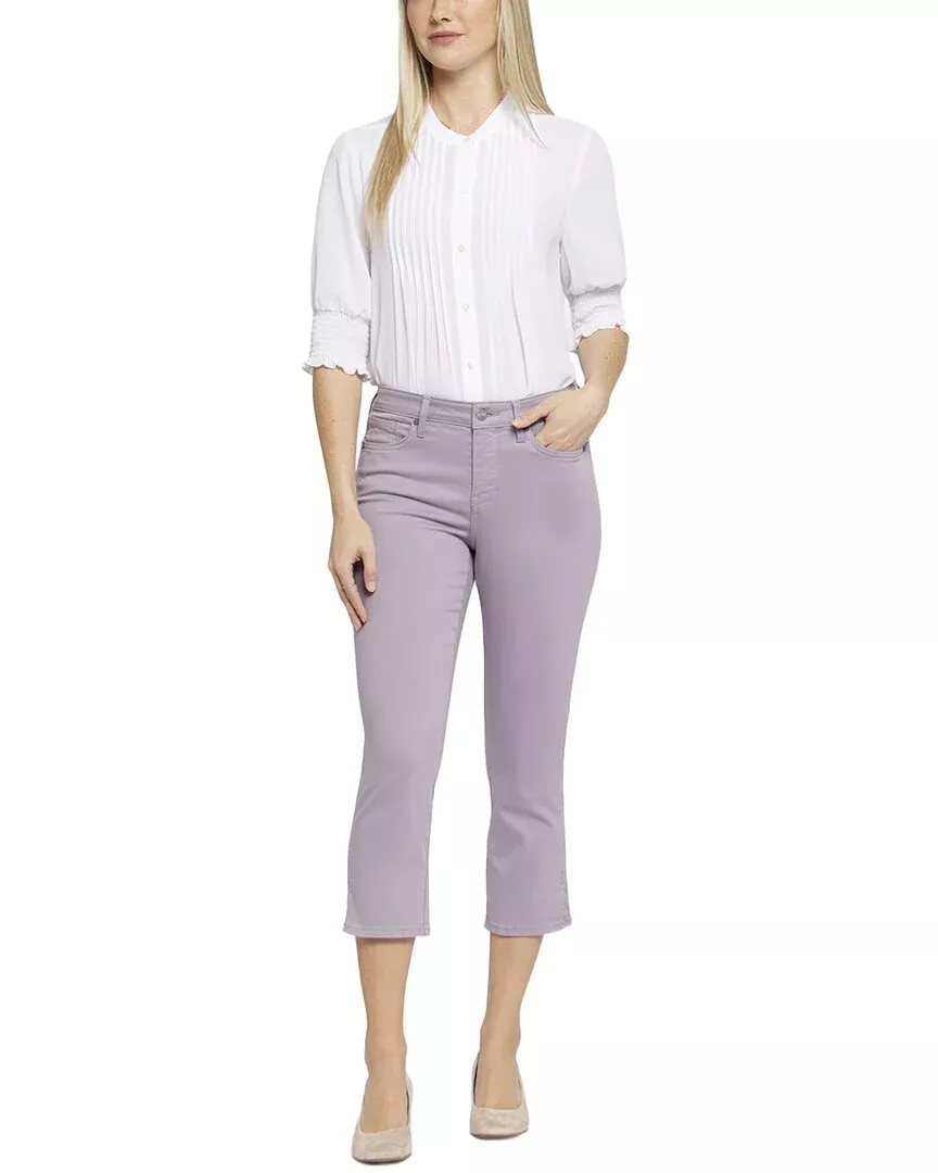 Nydj Chloe Lilac Chalk Capri Jean