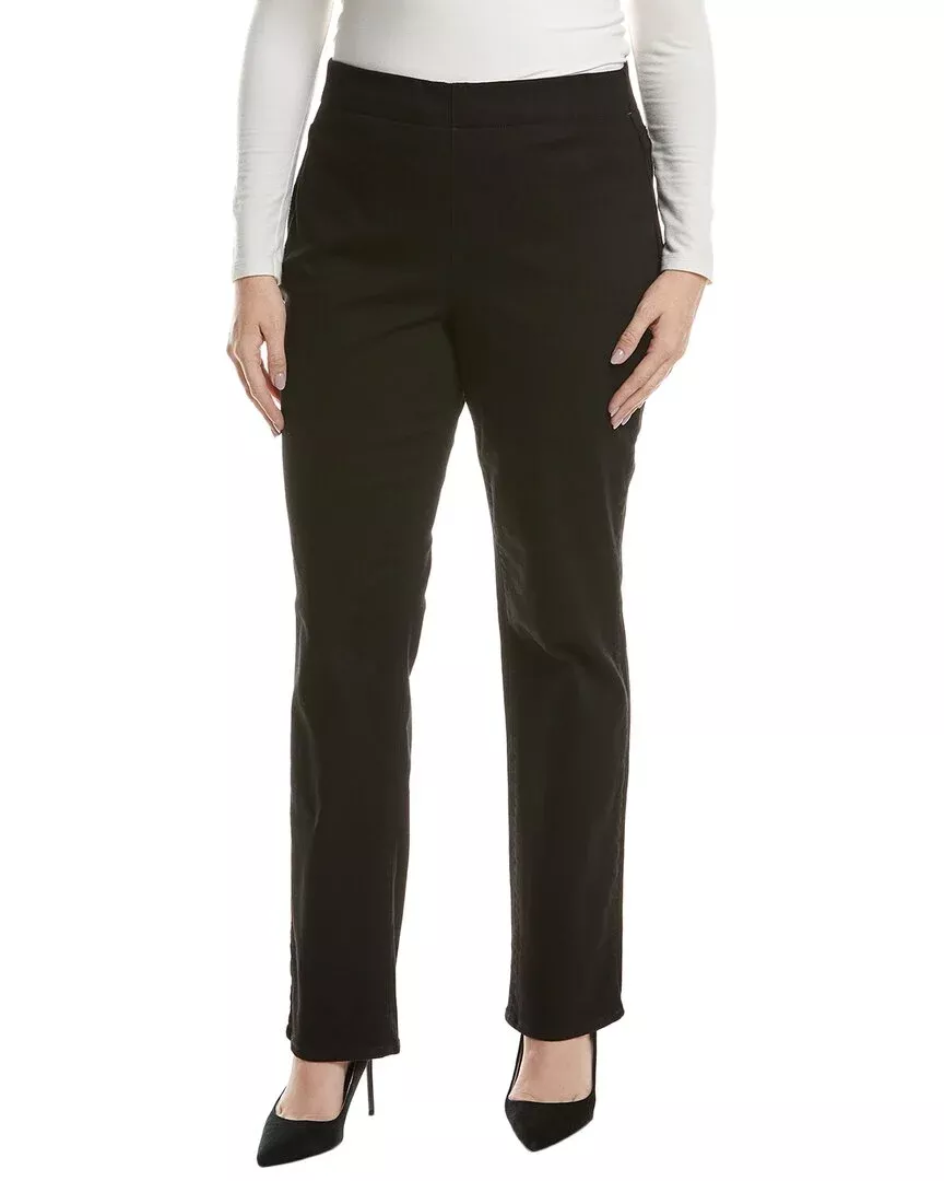 Nydj Plus Bailey Black Rinse Relaxed Jean