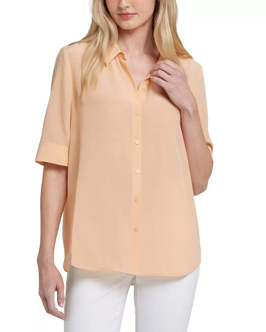 Nydj Riley Silk Blouse