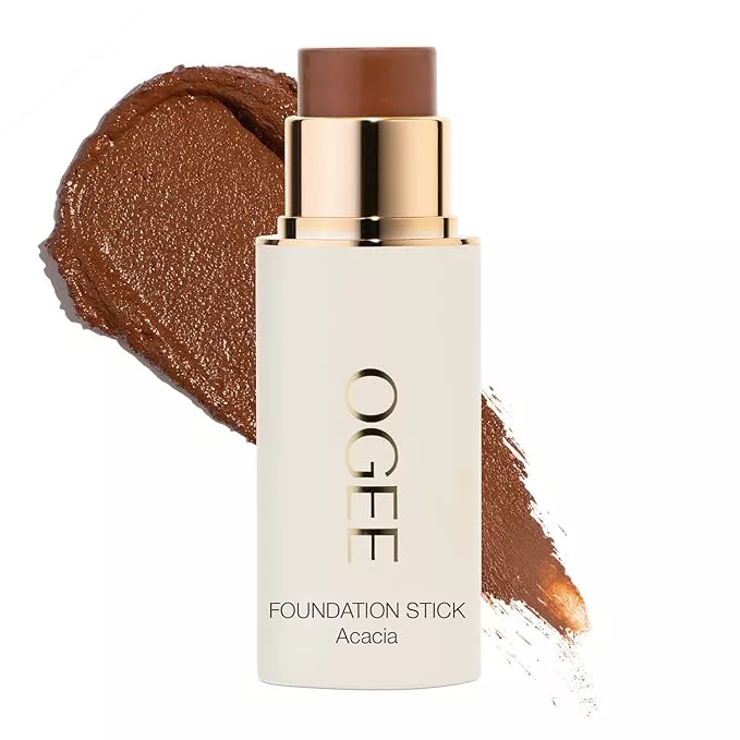 Ogee Sculpted Complexion Foundation Stick (Acacia 12.25C - Deep, Red Undertones) Full Coverage Foundation Makeup - Instantly Balance & Even Complexion - 70% Organic Ingredients