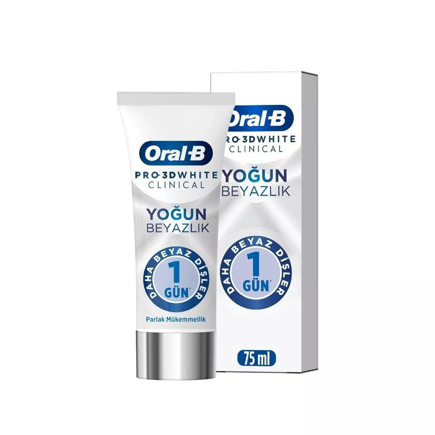 Oral-B Pro 3D White Clinical Toothpaste for Intense Whitening - 75ml