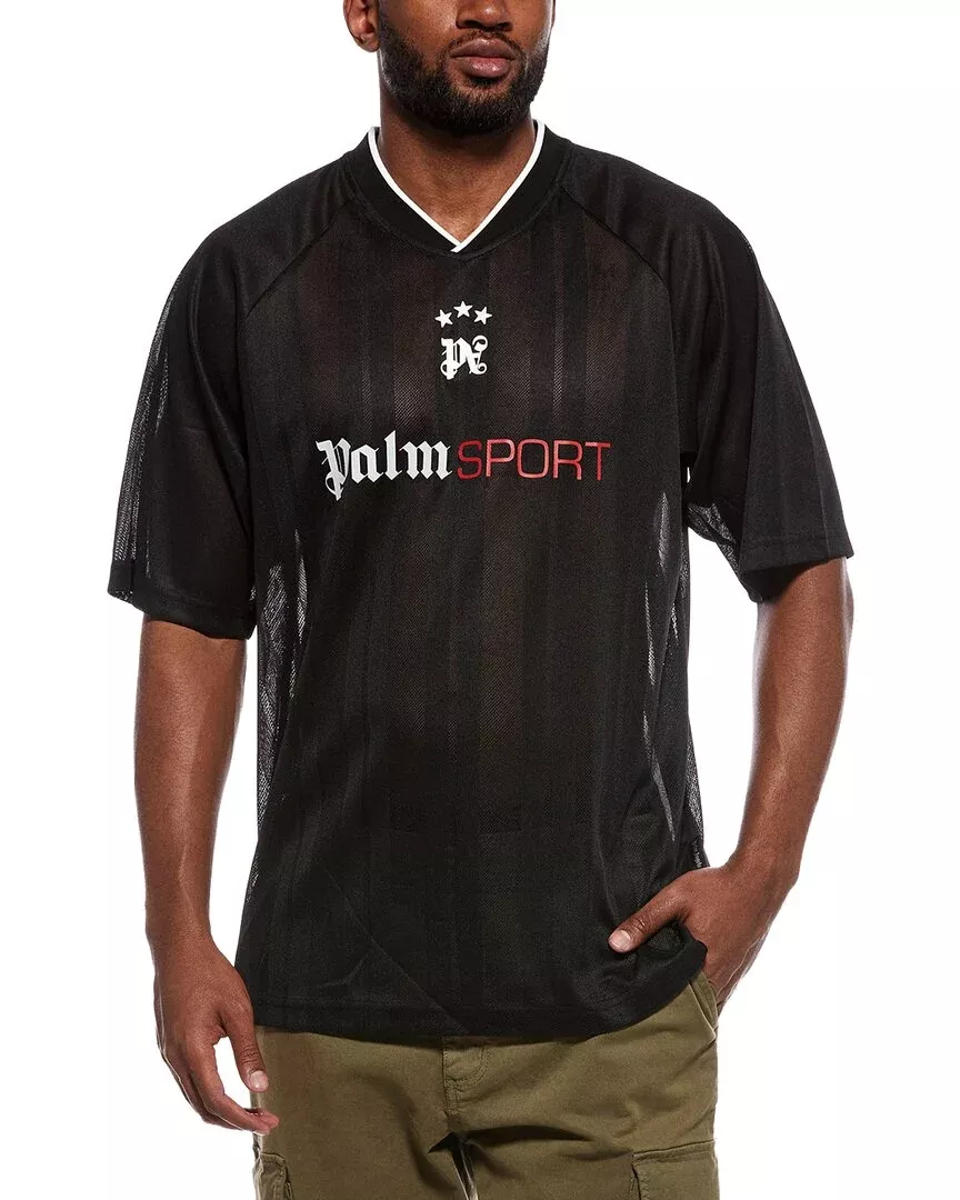 Palm Angels Mesh Logo T-Shirt